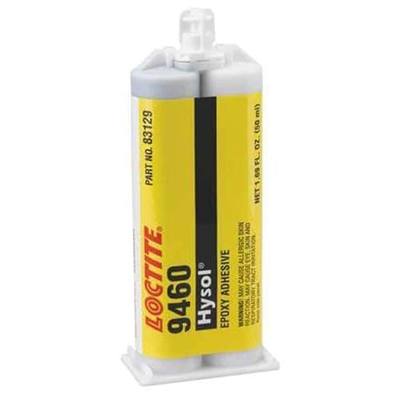 Loctite 9460 Hysol Non Sag Epoxy Structural Adhesive, 50 mL Dual Cartridge, Gray (pack of 1)