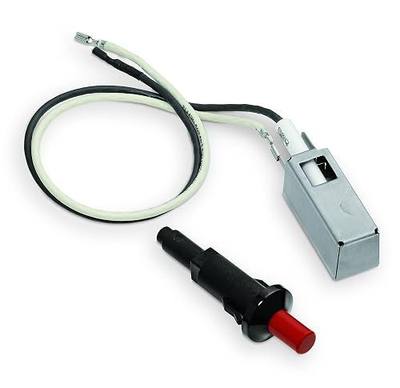 Weber Grill Igniter Kit – Replacement Ignition System for Genesis Silver/Gold/Platinum and Spirit 200/300 Series, Push‑Button Ignition with Wires and Gas‑Catcher Chamber