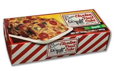 FRUIT CAKE Boxed 2 lb Dark Recipe Claxton Fruitcake