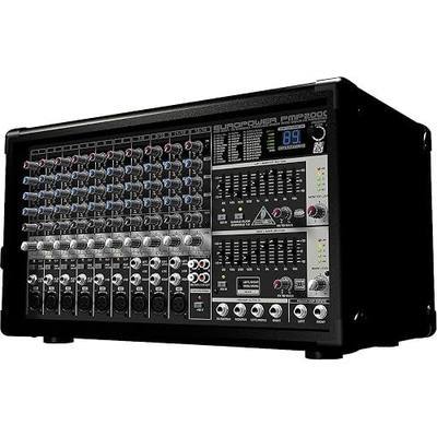 Behringer EUROPOWER PMP2000 800 Watt 14 Channel Powered Mixer with Multi-FX Processor