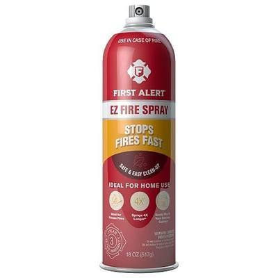 First Alert EZ Fire Spray, Extinguishing Aerosol Spray, AF400 Red 18 Ounce (Pack of 1) | AF400