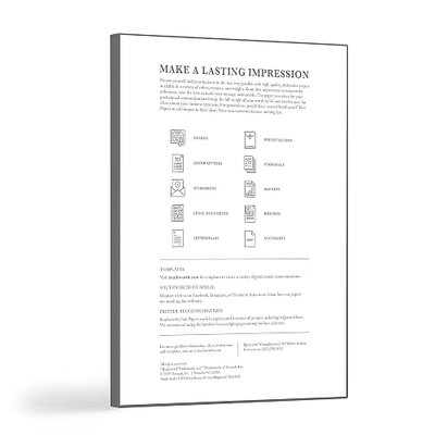 Southworth Z560CK 25% Cotton Linen Copy/Inkjet/Laser Coverstock 65 lbs Letter Ivory 100 Sheets