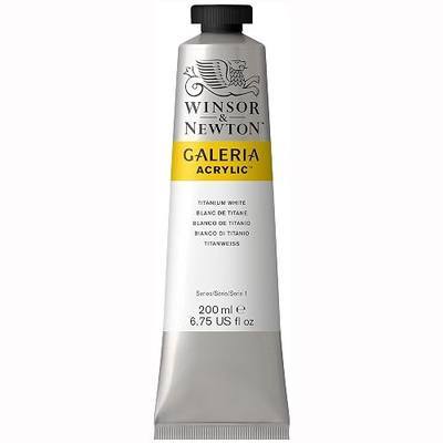 Winsor & Newton Galeria Acrylic Color, 200ml (6.75-oz) Tube, Titanium White