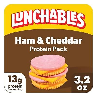 Lunchables Protein Pack, Ham & Cheddar, 3.2 oz Pack