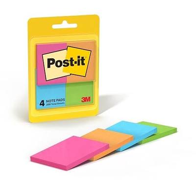 Post-it Notes, 1.38 x 1.88 in, Poptimistic Collection, 4 Pads | School Supplies and Office Products