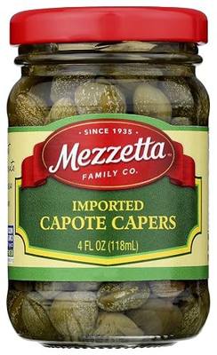 Mezzetta Capote Capers, Imported, 4 Ounce