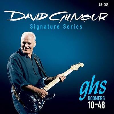 GHS Strings, Electric Guitar Strings, Guitar Boomers, David Gilmour Signature Series Blue Set, Model: GB-DGF SET, Gauge 10-48 | Guitar Boomers, Nickel-Plated Steel, Model: GB-DGF SET