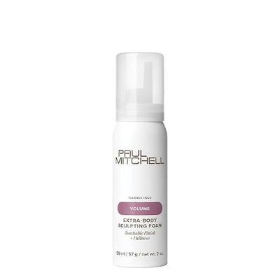 Paul Mitchell Extra-Body Sculpting Foam, Adds Fullness, Touchable Finish, For Fine Hair