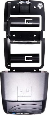 San Jamar R3590TBK Black Pearl Oceans Duett Standard Bath Tissue Dispenser