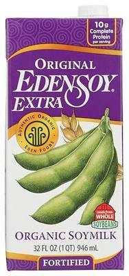 Eden Foods Extra Organic Original Fortified Soymilk, 32 oz