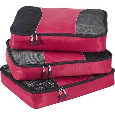 eBags Large Packing Cubes - 3pc Set (Raspberry)