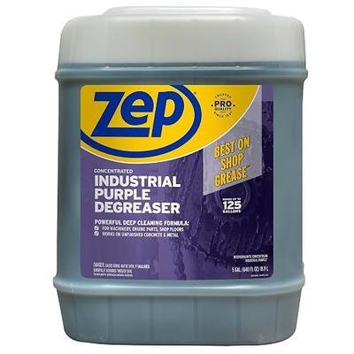 Zep Industrial Purple Cleaner and Degreaser Concentrate - 5 Gallon (Case of 1) R45815- Easy to Rinse Formula