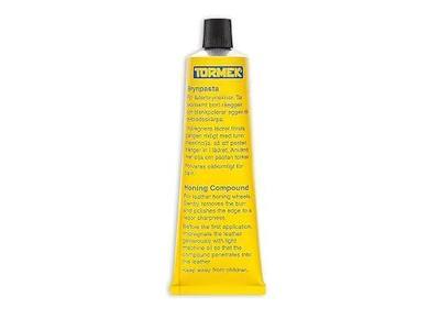 Honing Compound PA70 for Use with Tormek Sharpening Grinders T-7, T-4, and T-3, and also other leather strops. Creates Razor Sharp Edges on Knives and Tools. | Stropping compound for knives and tools, 3 micron abrasive, 70 g paste, 6000-8000 grit