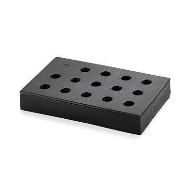 Outset Q177 Smoker Gas Grill, 5.25" x 8.25" x 1.25", Wood Chip Smoking Box: Cast Iron | Achieve A Delicious Smokey Flavor On Your Gas Grill | Durable BBQ Cast Iron Smoker Box | Use Your Preffered Wood Chips