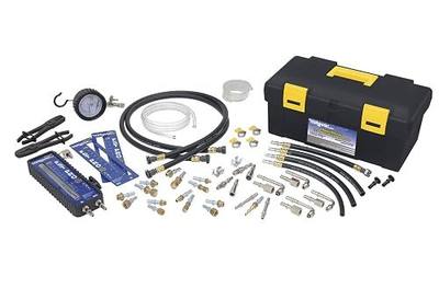 Mityvac MV5545 FST PRO Fuel System Tester, Measures Fuel System Pressure and Flow to Accurately Pinpoint Fuel System Failures While The Vehicle is Running, Includes Adapter Kit