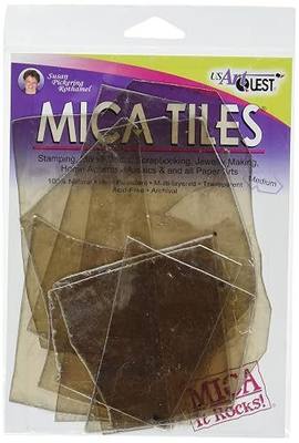Mica Tile Medium Pieces 1-Ounce, Approx 5-Inch by 6-Inch