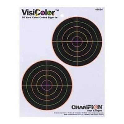 Champion Traps and Targets Champion VisiColor Double Bulls Target (5-Inch, Pack of 10)