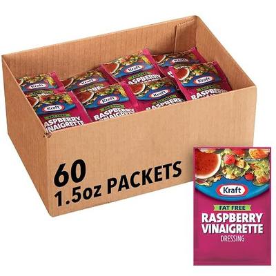 Kraft Vinaigrette Dressing, 60 per case, Raspberry, 1.5 oz. Packets