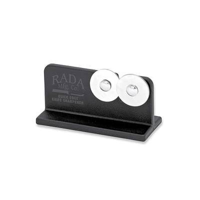 Rada Cutlery Quick Edge Knife Sharpener (R119), 3.5" x 2", Stainless Steel Wheels