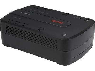 APC UPS 550VA/330W Backup Battery Power Supply for PC, Electronics, BE550G | UPS battery backup for PCs, routers & electronics. Surge protection (+RJ45 e-net), ENERGY STAR certified, Replaceable Battery