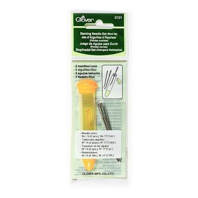 Clover 3121 Tapestry Needle Set Chibi, Bent Tip , Beige