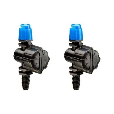 Rain Bird MSH2PKS Drip Irrigation 10-32 Threaded Micro-Spray Nozzle, 180° Half Circle Pattern, 0-10' Spray Distance, 2-Pack