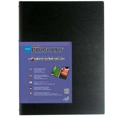 ProFolio by Itoya, Art Profolio Advantage, 24 Sheets Presentation Book - Portrait, 8 x 10 Inches
