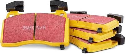 EBC Brakes DP4680R Yellowstuff Street and Track Brake Pad, Metallic