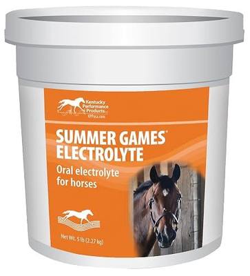 Kentucky Performance Products Summer Games Electrolyte Horse Supplement, 5 Pound Container