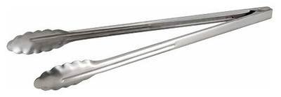 Winco Coiled Spring Extra Heavyweight Stainless Steel Utility Tong, 16-Inch