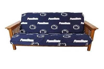 College Covers Everything Comfy Penn State Nittany Lions Futon Cover, Full (54" x 76" x 6") Size Fits 6" and 8" Mats