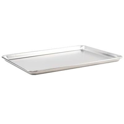 Winware by Winco ALXP-1622 Aluminum Sheet Pan, 16" x 22" | Large flat baking surface, Reinforced rim prevents bending or warping, Great for Food Preparation and Restaurant Kitchens