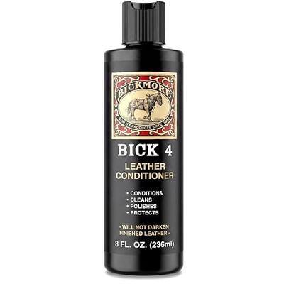 Bick 4 Leather Conditioner & Cleaner, Won't Darken Boots, Couch, Bags 8 oz | Made in USA, For Shoes, Furniture, Jackets, Auto Interiors, Apparel & Accessories