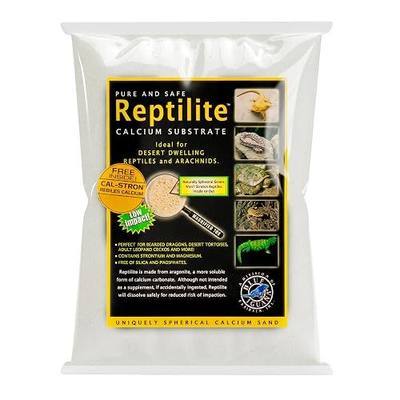 CaribSea Reptiles Calcium Substrate Sand - 20 lb Each - Natural White Sand for Reptile Terrariums, Promotes Healthy Habitat & Optimal Calcium Levels (Pack of 2)