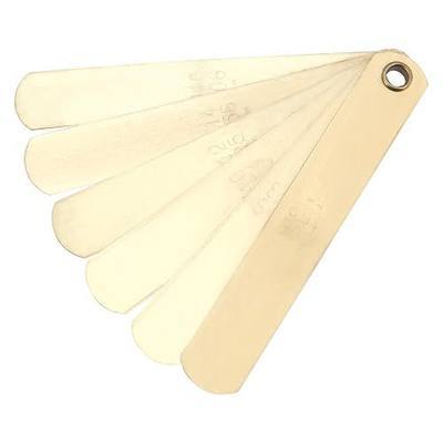 Performance Tool W80526 6-Piece Non-Magnetic Brass Blades Set for Electronic Ignition Distributors, SAE 006-016in & Metric 152-406mm Sizes