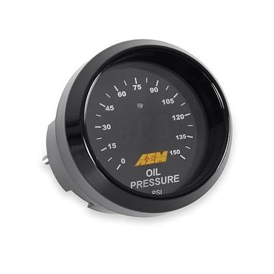 AEM 30-4407 0-150 PSI Oil Pressure Gauge