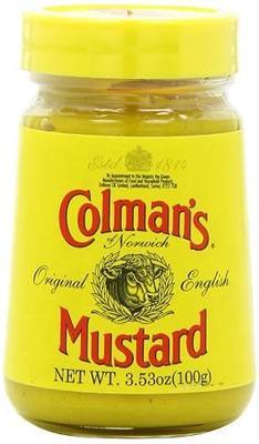 Colman's Original English Prepared Mustard, 3.53-Ounce Jars (Pack of 6)