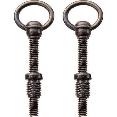 Rockler Swivel Mirror Screws - Adjustable Pivot Hardware with Decorative Brass Heads - Steel Fasteners for Tilting Vanity or Wall Glass, Easy Install Mounting Kit for Home Restoration Projects