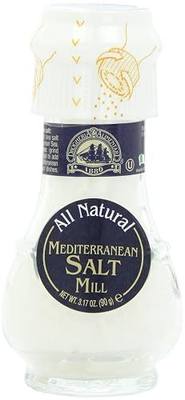 Drogheria & Alimentari All Natural Spice Grinder Mediterranean Salt, 3.17 Ounce Jars (Pack of 3)