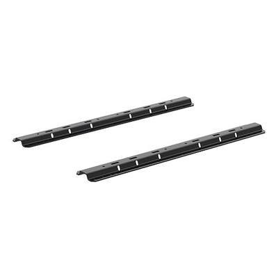 CURT 16104 Industry-Standard 5th Wheel Hitch Rails, Gloss Black, 25,000 Pounds