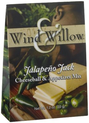 Wind & Willow Jalapeno Jack Cheeseball & Appetizer Mix, 1.2-Ounce, Pack of 3
