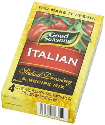 Good Seasons Italian All Natural Salad Dressing & Recipe Mix (16 Envelopes, 4 Packs of 4)