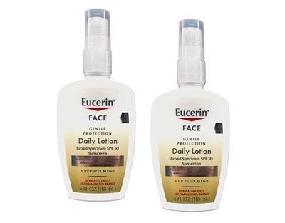 Eucerin Daily Protection Moisturizing Face Lotion, SPF 30 4 fl oz (118 ml) (Pack of 2)
