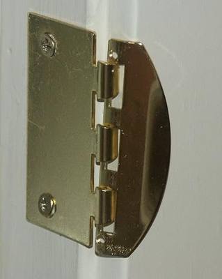Door Flip Lock for Child Safety from PrimeLine - Brass/Gold Color