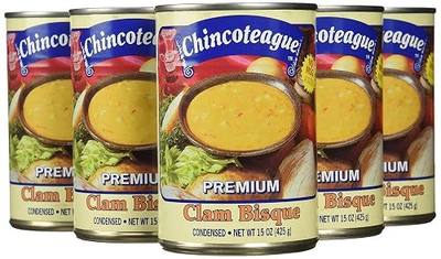Chincoteague Seafood Clam Bisque, 15-Ounce Cans (Pack of 12)
