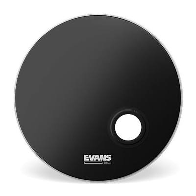Evans REMAD Resonant Bass Drum Head, 24 Inch | Evans REMAD resonant bass drum heads deliver controlled sustain, focused low end, adjustable damping and full kick tone.