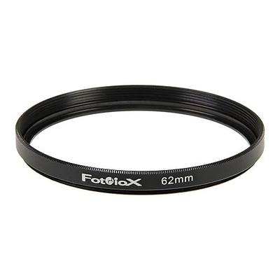 Fotodiox Metal Spacing Ring, Anodized Black 62-62mm