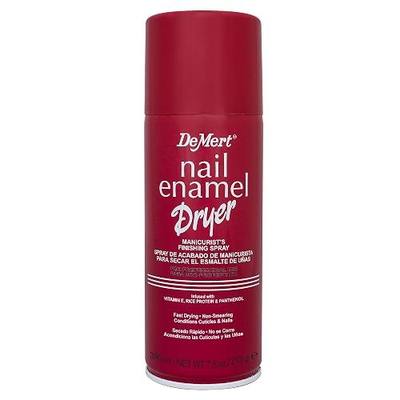 Demert Brands Nail Enamel Dryer Manicurist's Finishing Spray - 7.5 fl oz Spray Can - Fast Drying