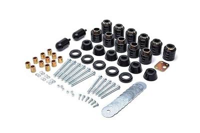 Daystar Body Lift Kit 1" (Replaces Factory Mounts, Includes Hardware & Radiator Core Supports) Compatible with/Replacement for 1997-2006 Jeep Wrangler TJ