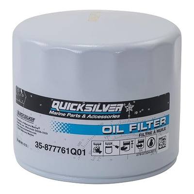 Quicksilver 877761Q01 Oil Filter for Select Mercury and Mariner 75-115hp Outboards and 150hp EFI 4-Stroke Outboards